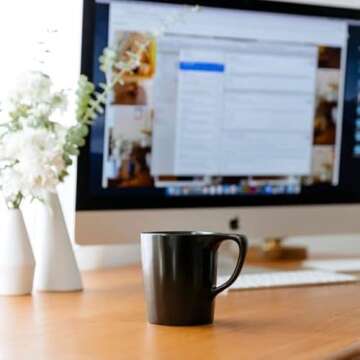 notNeutral LINO Porcelain Coffee Cup for Personal, Restaurant, Commercial Use - Single Mug (Black, 1...