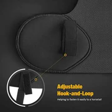 Harrison Howard Neoprene Horse Tail Wrap with Adjustable Fasteners