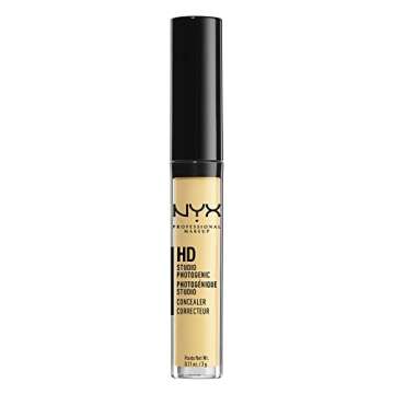 NYX PROFESSIONAL MAKEUP HD Studio Photogenic Concealer Wand, Medium Coverage - Yellow