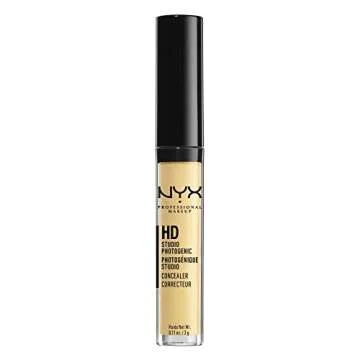 NYX PROFESSIONAL MAKEUP HD Studio Photogenic Concealer Wand, Medium Coverage - Yellow