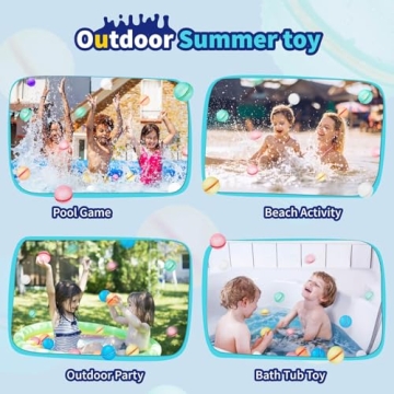 SOPPYCID Reusable Water Balloons for Kids Summer Fun