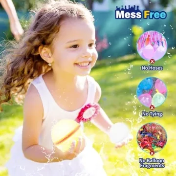 SOPPYCID Reusable Water Balloons for Kids Summer Fun