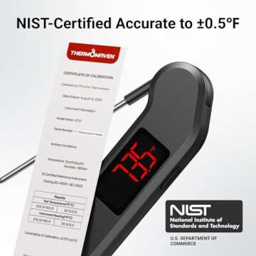 ThermoMaven Instant Read Meat Thermometer - Accurate & Waterproof