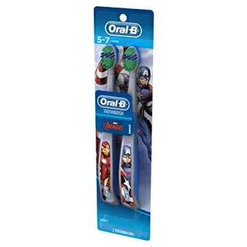 Oral-B Avengers Assemble Toothbrushes, Soft for Kids, Twin Pack
