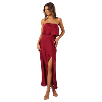 Stunning Vienna Strapless Midi Dress for Women