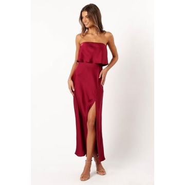 Stunning Vienna Strapless Midi Dress for Women