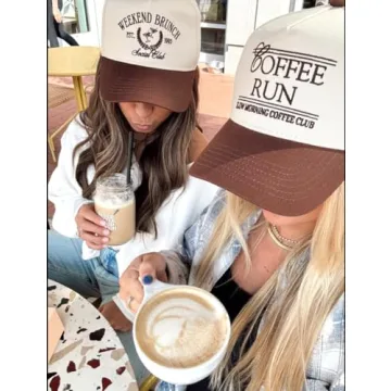 Coffee Run Vintage Trucker Hat for Stylish Coffee Lovers