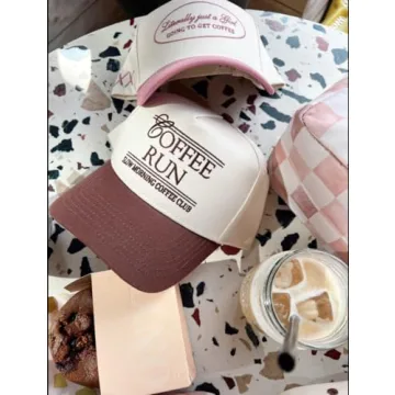 Coffee Run Vintage Trucker Hat for Stylish Coffee Lovers