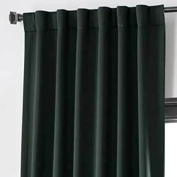 HPD Half Price Drapes Room Darkening Curtains 108 Inches Long for Bedroom & Living Room (1 Panel), 50 X 108, Dark Mallard