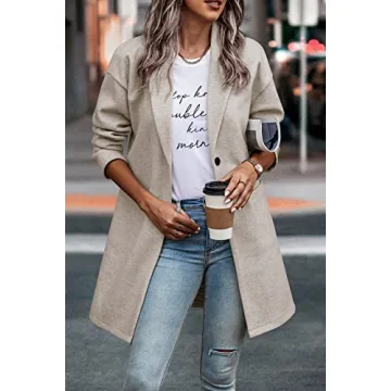 PRETTYGARDEN Women's Stylish Plaid Shacket Jacket With Pockets