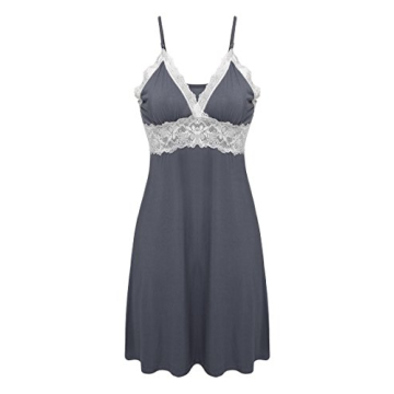 Ekouaer Women's Lingerie Short Gown Nightshirt Plus Size