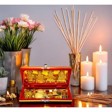 Brass Sri Dhan Laxmi Kuber Yantra for Diwali Gifts