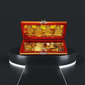 Brass Sri Dhan Laxmi Kuber Yantra for Diwali Gifts