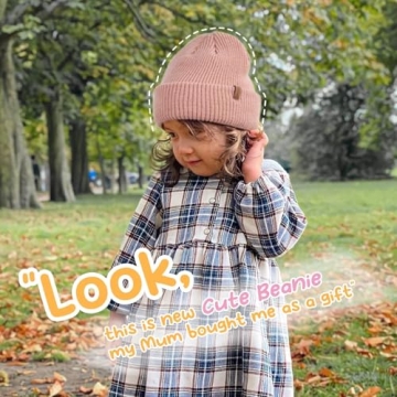 FURTALK Kids Winter Knit Beanies for Toddler Comfort