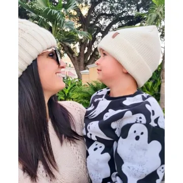 FURTALK Kids Winter Knit Beanies for Toddler Comfort