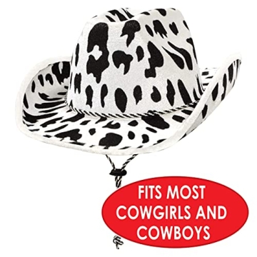 Fun Beistle Cow Print Cowboy Hat for Every Occasion