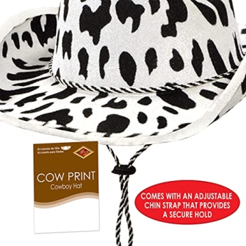 Fun Beistle Cow Print Cowboy Hat for Every Occasion