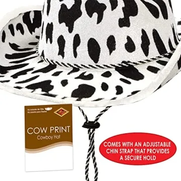 Fun Beistle Cow Print Cowboy Hat for Every Occasion