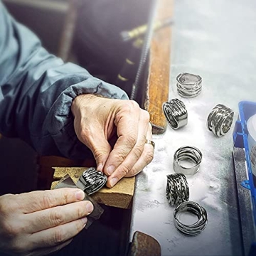 CIUNOFOR 13.7MM Cross Ring Enhancers for Women