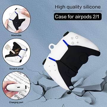 Cute 3D Airpod Case for Apple Airpods 1 and 2