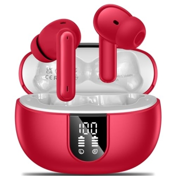 Aoslen Wireless Earbuds, Bluetooth 5.3 Audio Headphones with 42H Playtime and ENC Mic