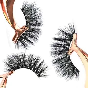 JIMIRE High Volume 3D False Eyelashes Pack of 5 Pairs