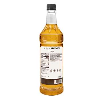 Monin - Vanilla Syrup, Versatile Flavor, Great for Coffee, Shakes, and Cocktails, Gluten-Free, Non-G...