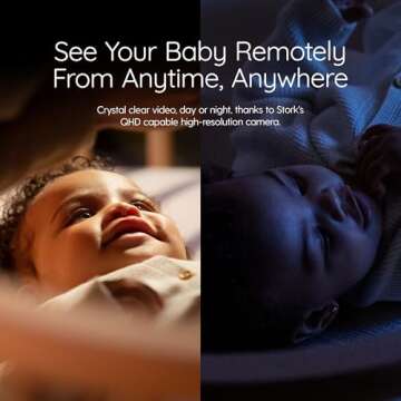 Masimo Stork Vitals+ - FDA Cleared Smart Baby Monitoring System (Boot + Sensor + Camera + App), Monitors Pulse Rate, Oxygen Saturation & Skin Temp (Discontinued)