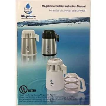 Megahome Countertop Water Distiller Stainless, Glass Collection