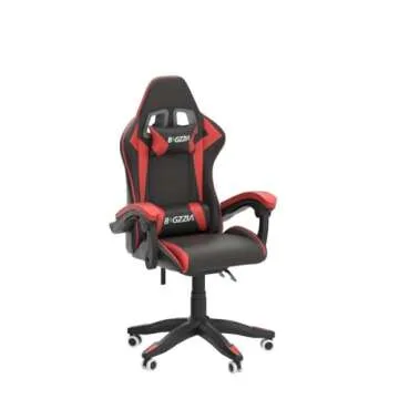 Bigzzia Gaming Chair, Ergonomic Video Game Chairs with Pillow and Lumbar Support, Racing Style Height Adjustable Computer Chair with 360°-Swivel Seat for Adults