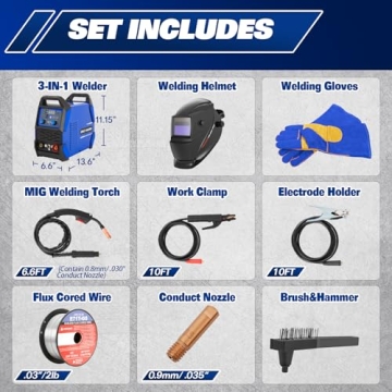 BILT HARD 110V 135A MIG Welder with Accessories