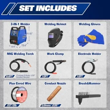 BILT HARD 110V 135A MIG Welder with Accessories