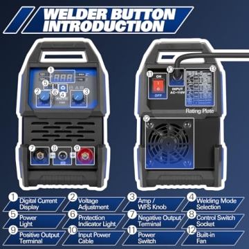 BILT HARD 110V 135A MIG Welder with Accessories