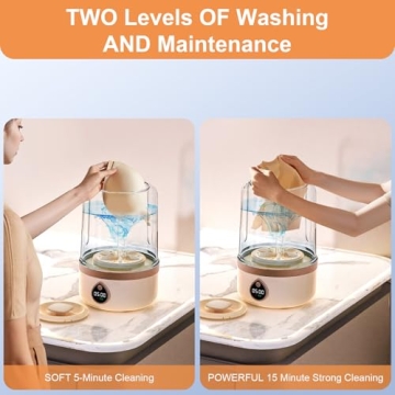 Portable 1.5L Wireless Mini Washer for Effortless Cleaning