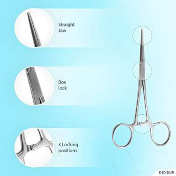 Versatile DEXSUR Kelly Hemostat Forceps for All Tasks