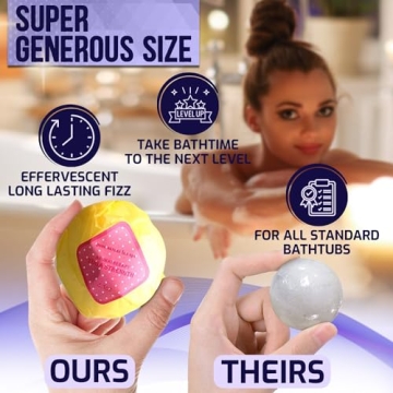 Bath Bombs Gift Set for Luxurious Spa Experience