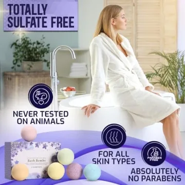 Bath Bombs Gift Set for Luxurious Spa Experience