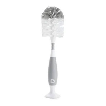 Munchkin Bristle Bottle Brush with Suction Cup Base