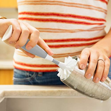 Munchkin Bristle Bottle Brush with Suction Cup Base