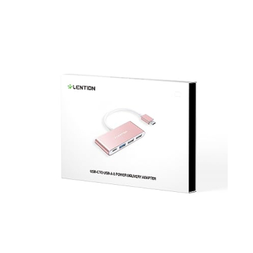 LENTION 4-in-1 USB-C Hub for MacBook Pro and More