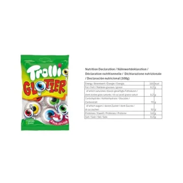 Trolli Original Fruity Glotzer 75g - Irresistibly Chewy Candy!