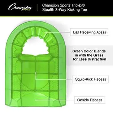 Champion Sports Triplex 3-in-1 Premium Football Kicking Tee