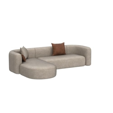 Acanva Luxury Velvet Sofa Modern Minimalist Design