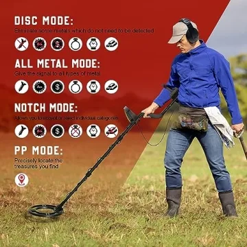 BUYTES Metal Detector for Adults - Treasure Hunting Essential