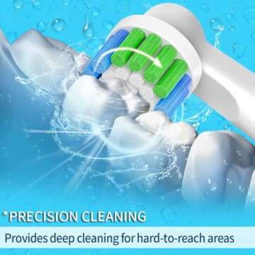 16 Count Precision Replacement Brush Heads for Braun Oral-B Electric Toothbrush