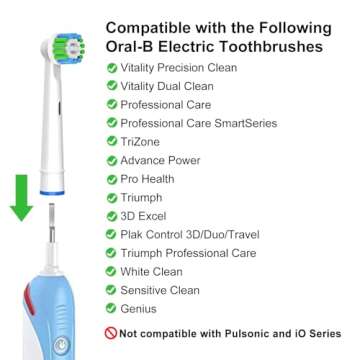 Precision Brush Heads for Oral-B Toothbrushes - 16 Count