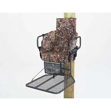 Supreme Slumper Replacement Tree Stand Seat with 4 Inch Thick Cushion for Extreme Hunting Comfort,Universal Fitting