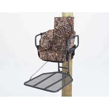 Supreme Slumper Replacement Tree Stand Seat with 4 Inch Thick Cushion for Extreme Hunting Comfort,Universal Fitting