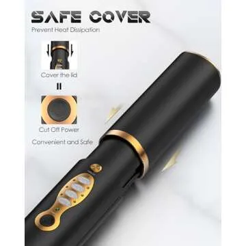 Portable Cordless Hair Straightener, Quick Heats Up & USB C Rechargeable & Long Lasting, Dual Voltage Wireless Mini Flat Iron Straightener for Straightening Curling, Travel Size, Not for Thick Hair