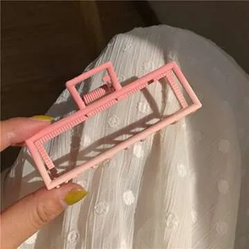 Pink Hair Clips,metal Hair Claw Clips Hair Clips for Thick Thin Hair Nonslip Clip Strong Hold for Women and Girls Hair Accessories Gifts (3)